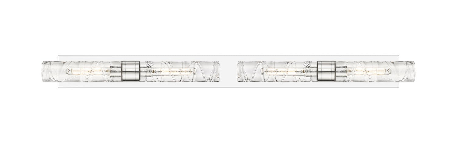 Innovations 617L-4W-PC-G617-11DE Four Light Bath Vanity, Polished Chrome