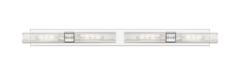 Innovations 617L-4W-PC-G617-11SCL Four Light Bath Vanity, Polished Chrome