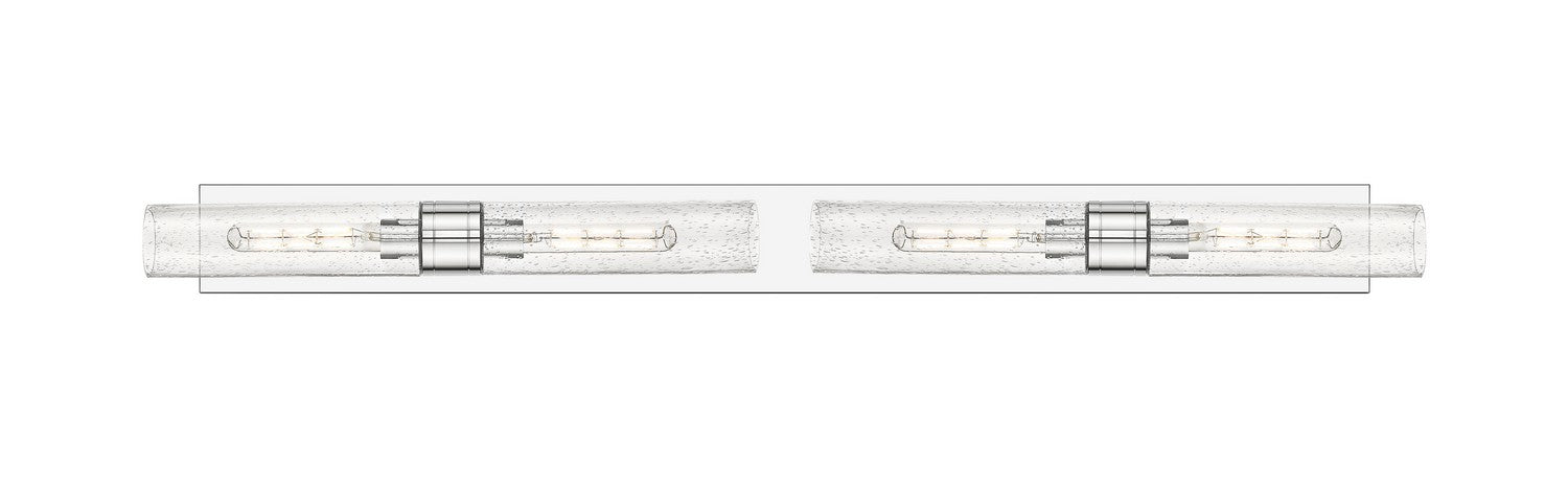 Innovations 617L-4W-PC-G617-11SDY Four Light Bath Vanity, Polished Chrome