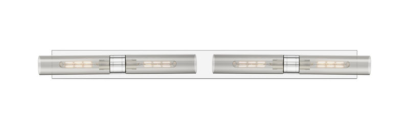 Innovations 617L-4W-PC-G617-11SM Four Light Bath Vanity, Polished Chrome