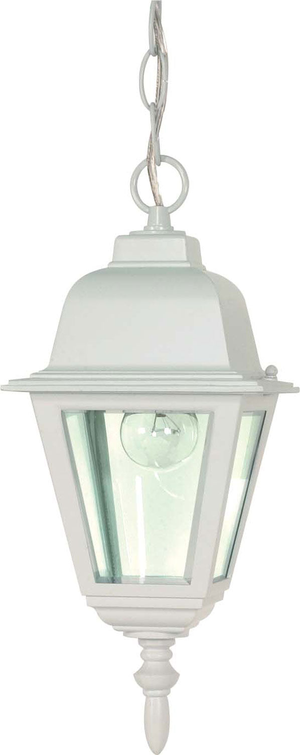 Nuvo Lighting 60-487 One Light Hanging Lantern, White
