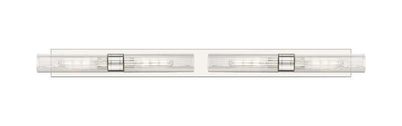 Innovations 617L-4W-PN-G617-11SCL Four Light Bath Vanity, Polished Nickel