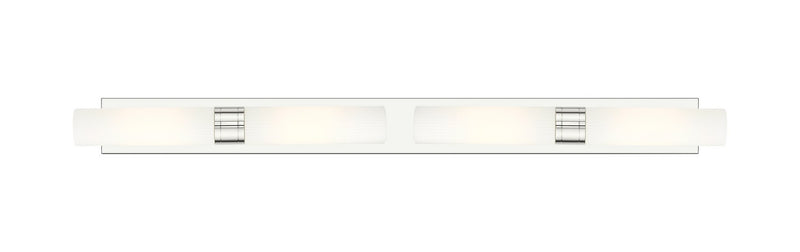 Innovations 617L-4W-PN-G617-11SWH Four Light Bath Vanity, Polished Nickel