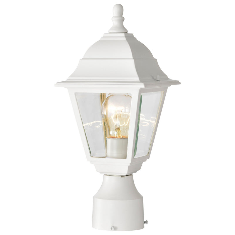 Nuvo Lighting 60-546 One Light Post Lantern, White