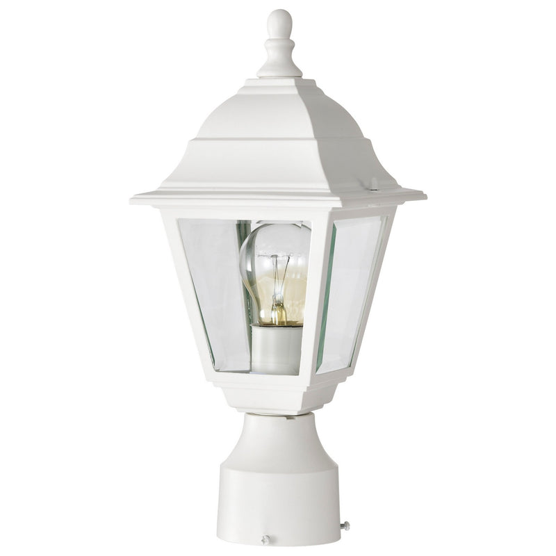 Nuvo Lighting 60-546 One Light Post Lantern, White