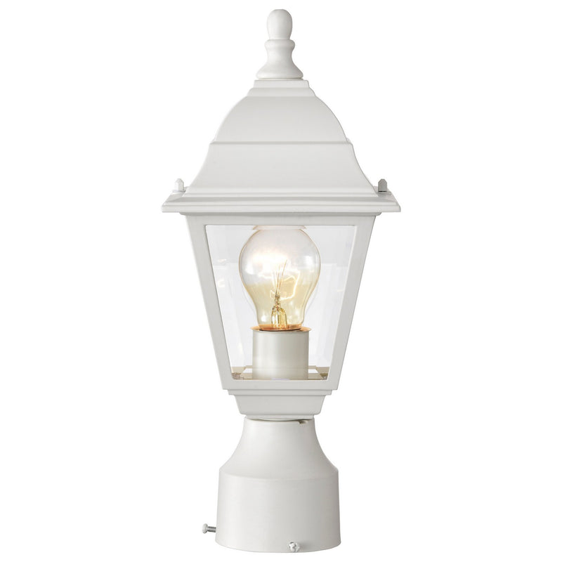 Nuvo Lighting 60-546 One Light Post Lantern, White
