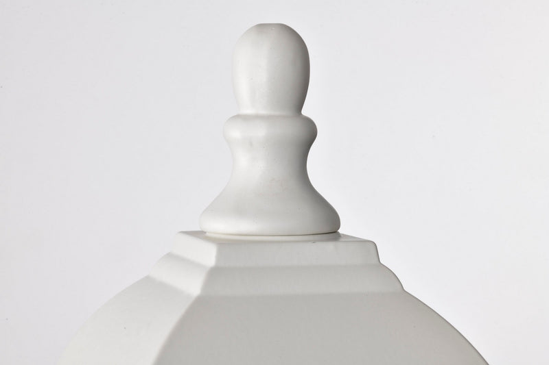 Nuvo Lighting 60-546 One Light Post Lantern, White