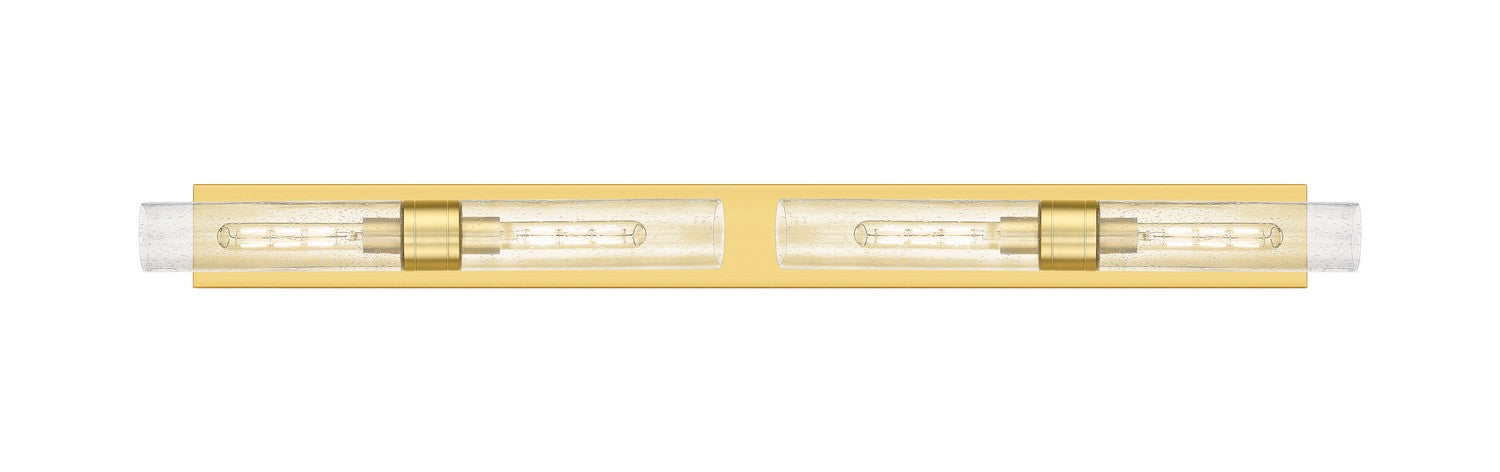 Innovations 617L-4W-SG-G617-11SDY Four Light Bath Vanity, Satin Gold