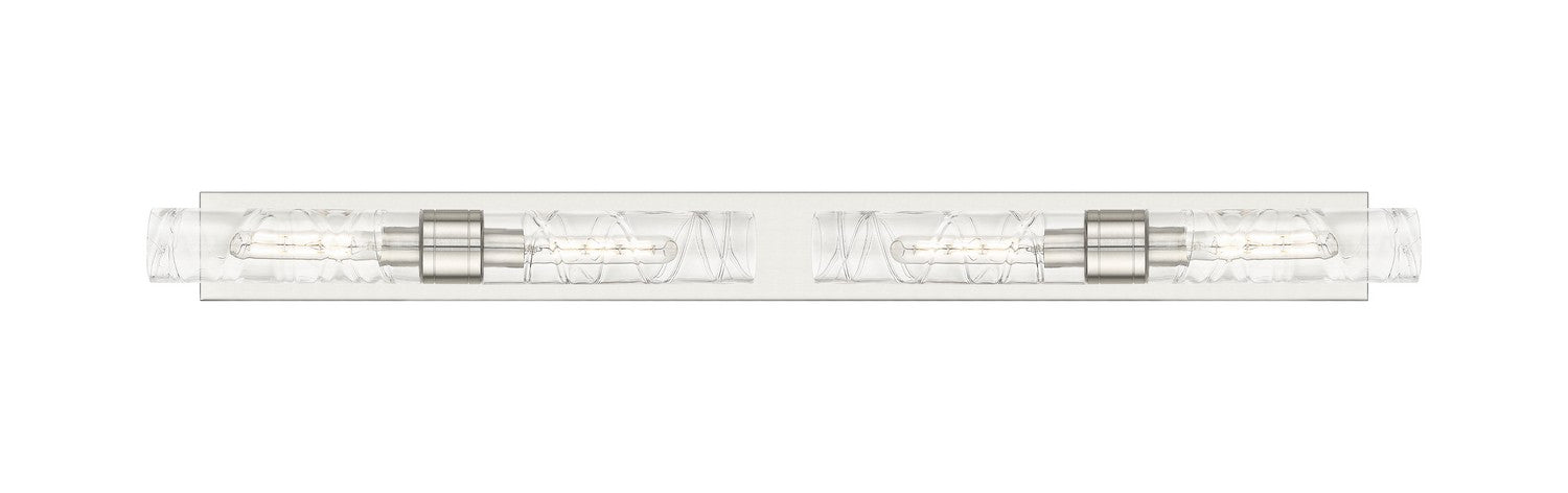 Innovations 617L-4W-SN-G617-11DE Four Light Bath Vanity, Satin Nickel