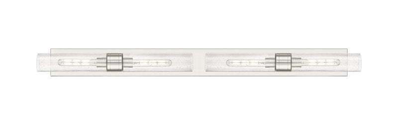 Innovations 617L-4W-SN-G617-11SDY Four Light Bath Vanity, Satin Nickel