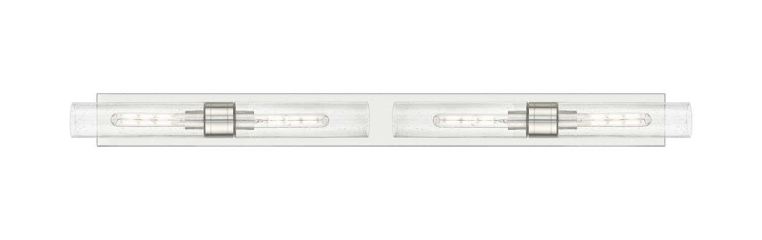 Innovations 617L-4W-SN-G617-11SDY Four Light Bath Vanity, Satin Nickel