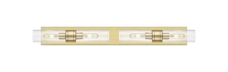 Innovations 617S-4W-AB-G617-8SDY Four Light Bath Vanity, Antique Brass