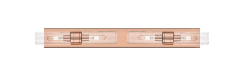 Innovations 617S-4W-AC-G617-8SDY Four Light Bath Vanity, Antique Copper