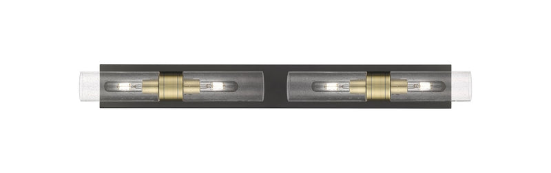 Innovations 617S-4W-BAB-G617-8SDY Four Light Bath Vanity, Black Antique Brass