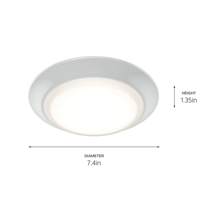 Kichler 43849WH5CCT LED Downlight, White