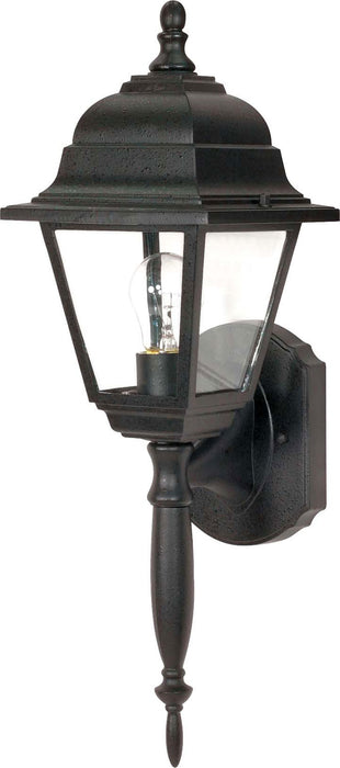 Nuvo Lighting 60-542 One Light Wall Lantern, Textured Black