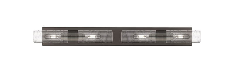 Innovations 617S-4W-OB-G617-8DE Four Light Bath Vanity, Oil Rubbed Bronze