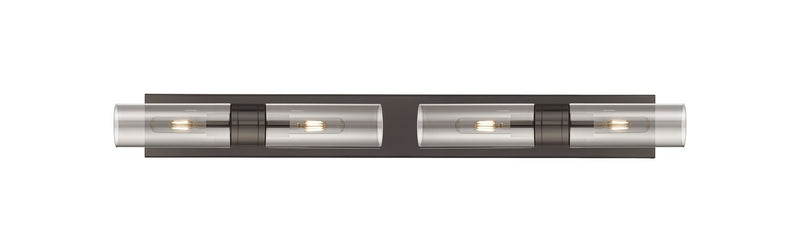 Innovations 617S-4W-OB-G617-8SM Four Light Bath Vanity, Oil Rubbed Bronze