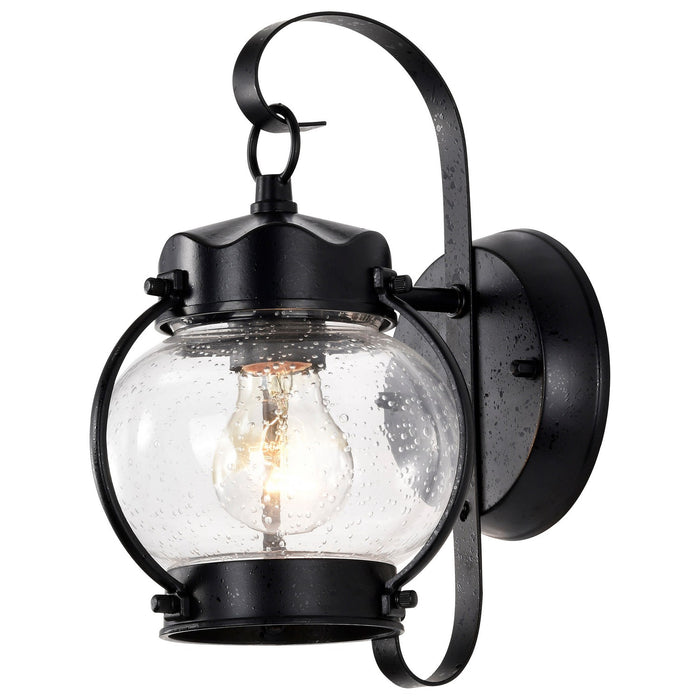 Nuvo Lighting 60-632 One Light Wall Lantern, Textured Black