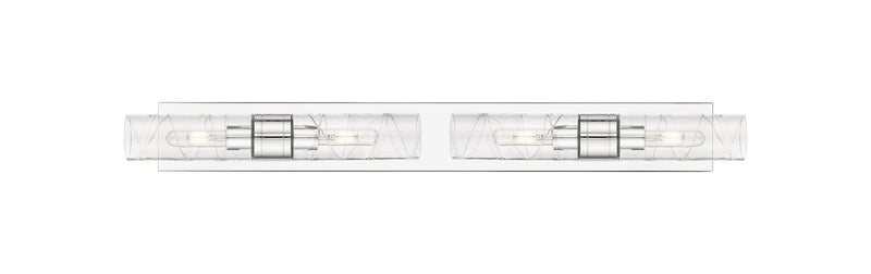 Innovations 617S-4W-PC-G617-8DE Four Light Bath Vanity, Polished Chrome