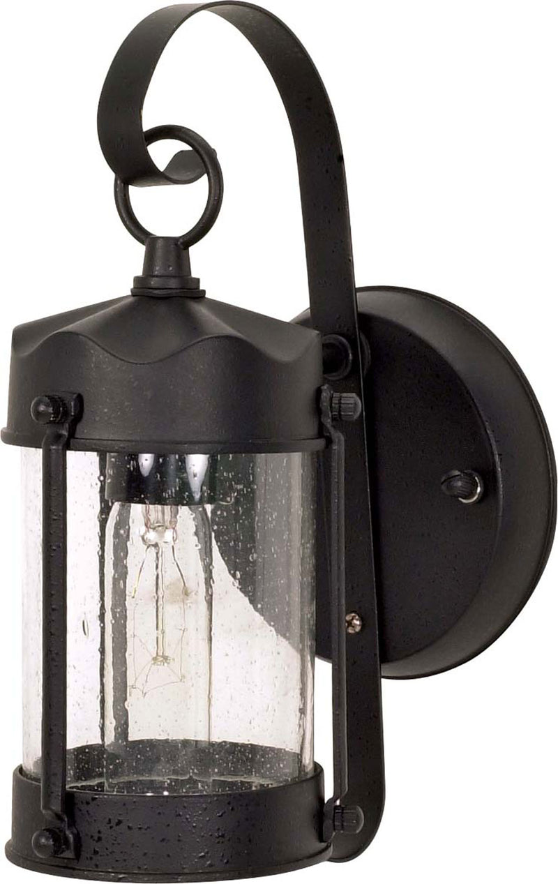 Nuvo Lighting 60-635 One Light Wall Lantern, Textured Black