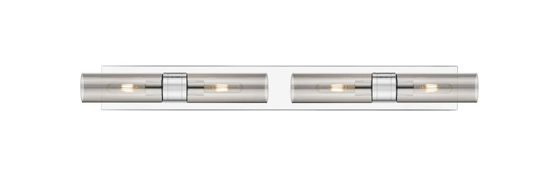 Innovations 617S-4W-PC-G617-8SM Four Light Bath Vanity, Polished Chrome