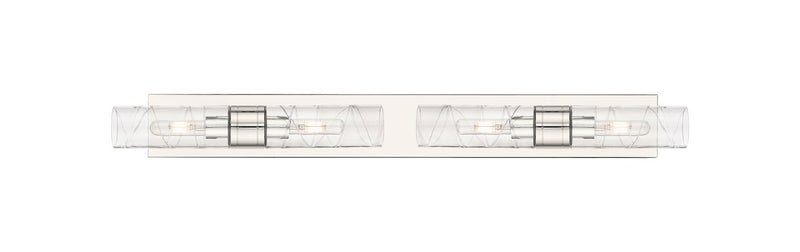 Innovations 617S-4W-PN-G617-8DE Four Light Bath Vanity, Polished Nickel
