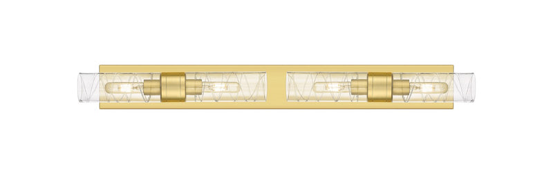 Innovations 617S-4W-SG-G617-8DE Four Light Bath Vanity, Satin Gold