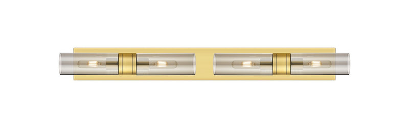 Innovations 617S-4W-SG-G617-8SM Four Light Bath Vanity, Satin Gold