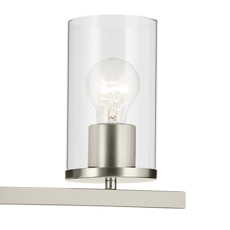 Kichler 45498NICLR Four Light Bath, Brushed Nickel