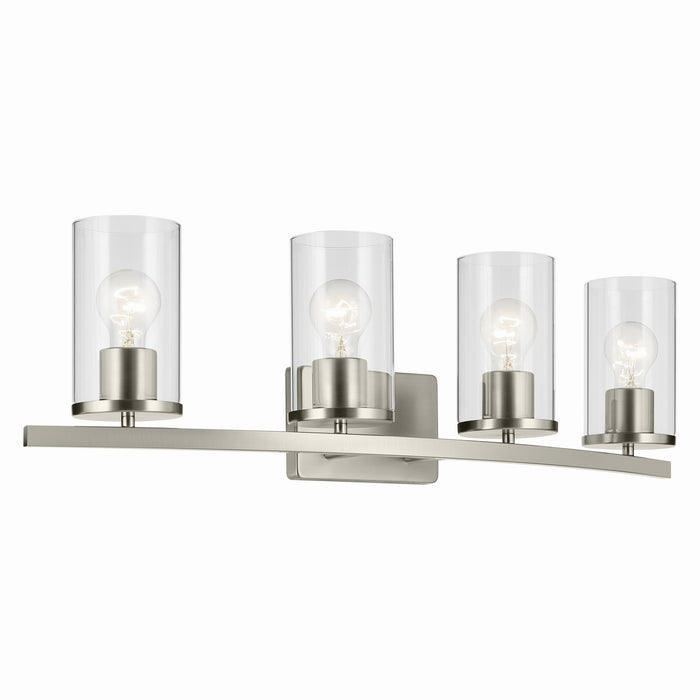 Kichler 45498NICLR Four Light Bath, Brushed Nickel