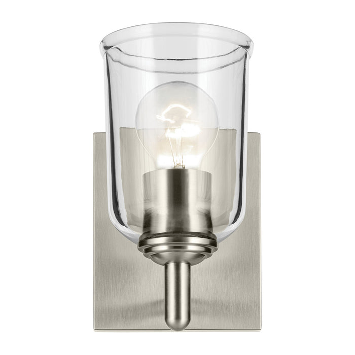 Kichler 45572NICLR One Light Wall Sconce, Brushed Nickel