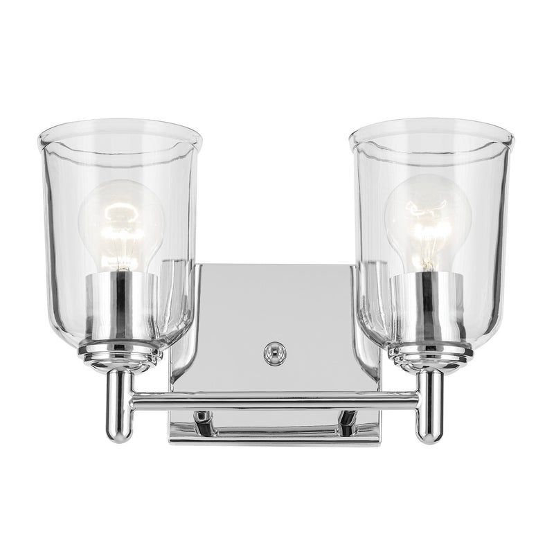 Kichler 45573CHCLR Two Light Bath, Chrome