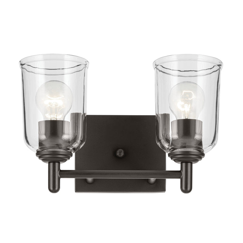 Kichler 45573OZCLR Two Light Bath, Olde Bronze