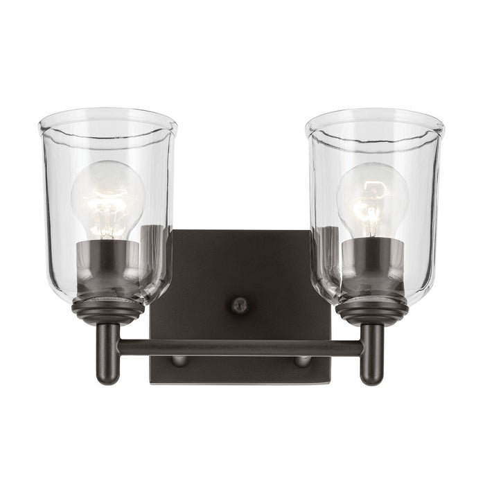 Kichler 45573OZCLR Two Light Bath, Olde Bronze