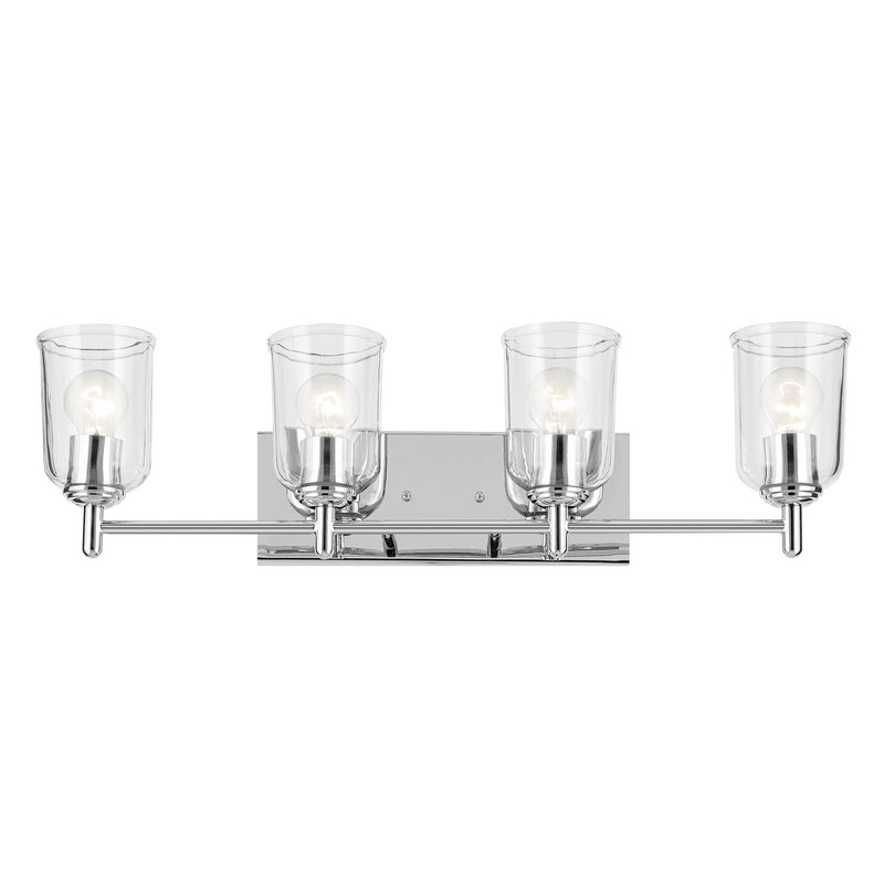 Kichler 45575CHCLR Four Light Bath, Chrome