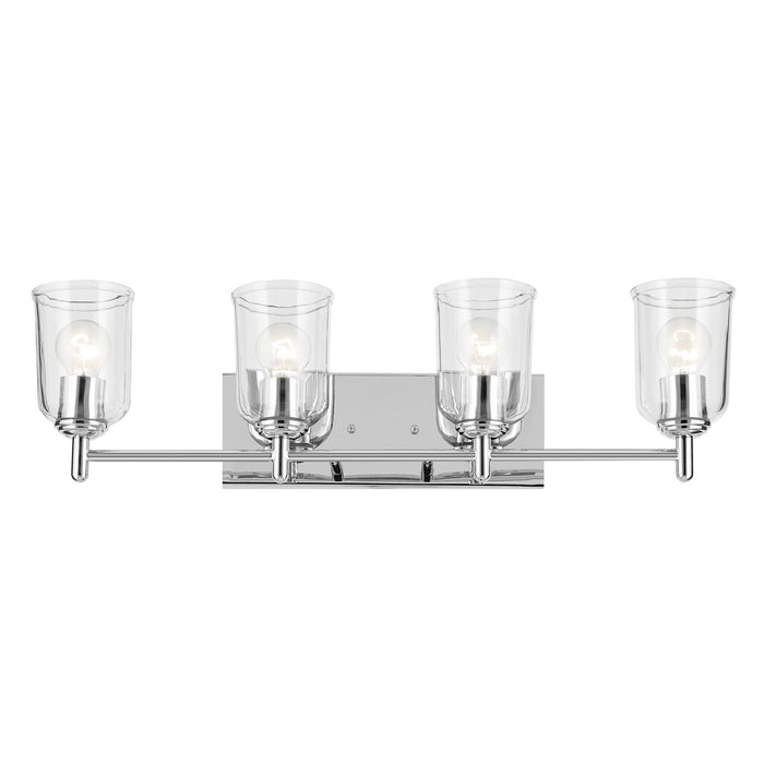 Kichler 45575CHCLR Four Light Bath, Chrome