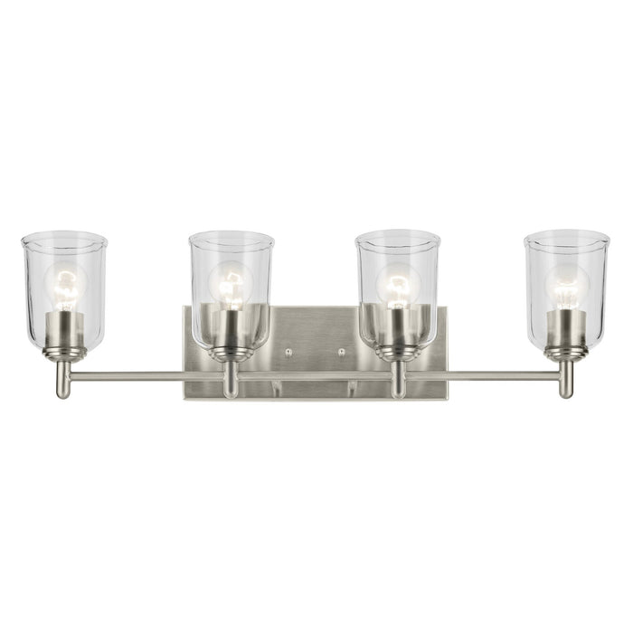 Kichler 45575NICLR Four Light Bath, Brushed Nickel