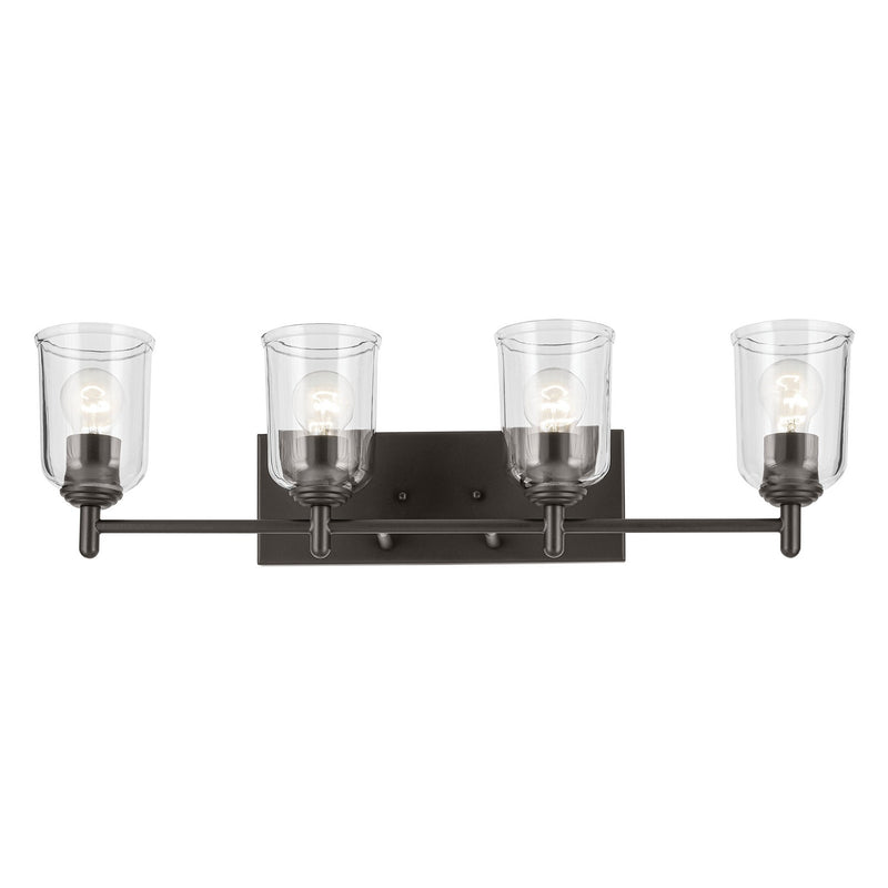 Kichler 45575OZCLR Four Light Bath, Olde Bronze