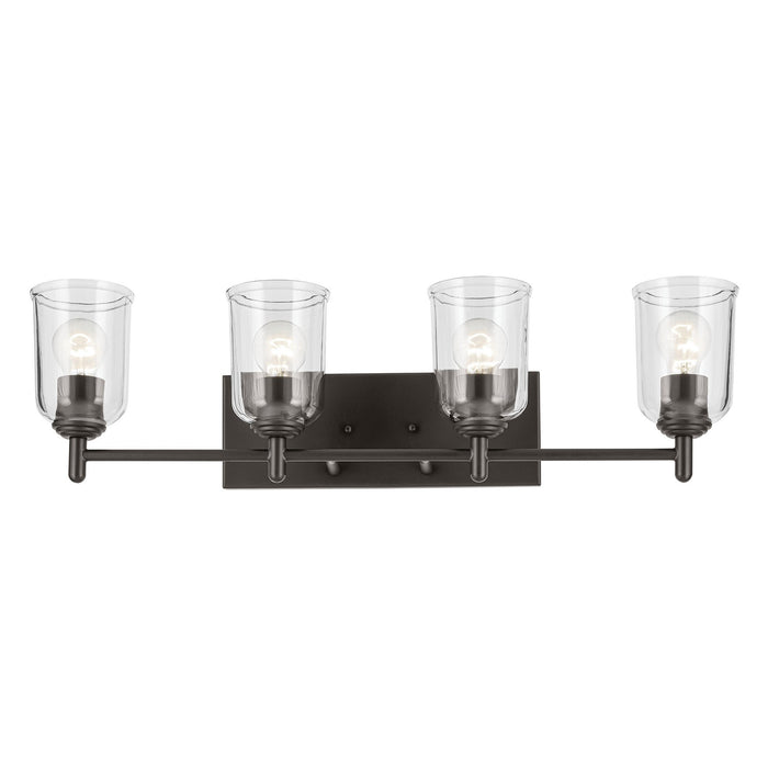 Kichler 45575OZCLR Four Light Bath, Olde Bronze