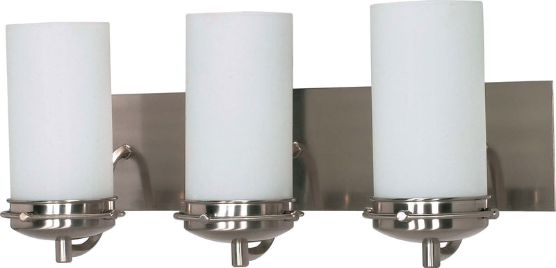 Nuvo Lighting 60-613 Three Light Vanity, Brushed Nickel