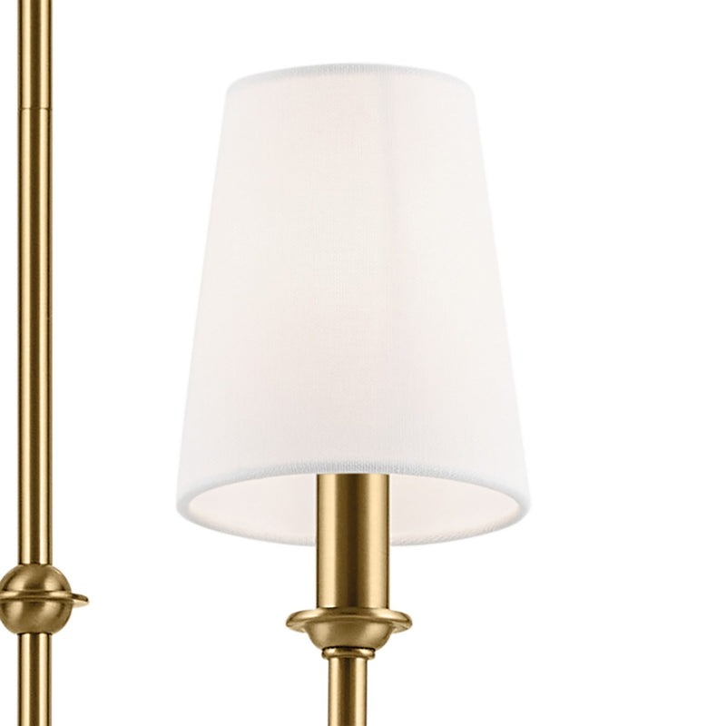 Kichler 52521BNB Eight Light Chandelier, Brushed Natural Brass