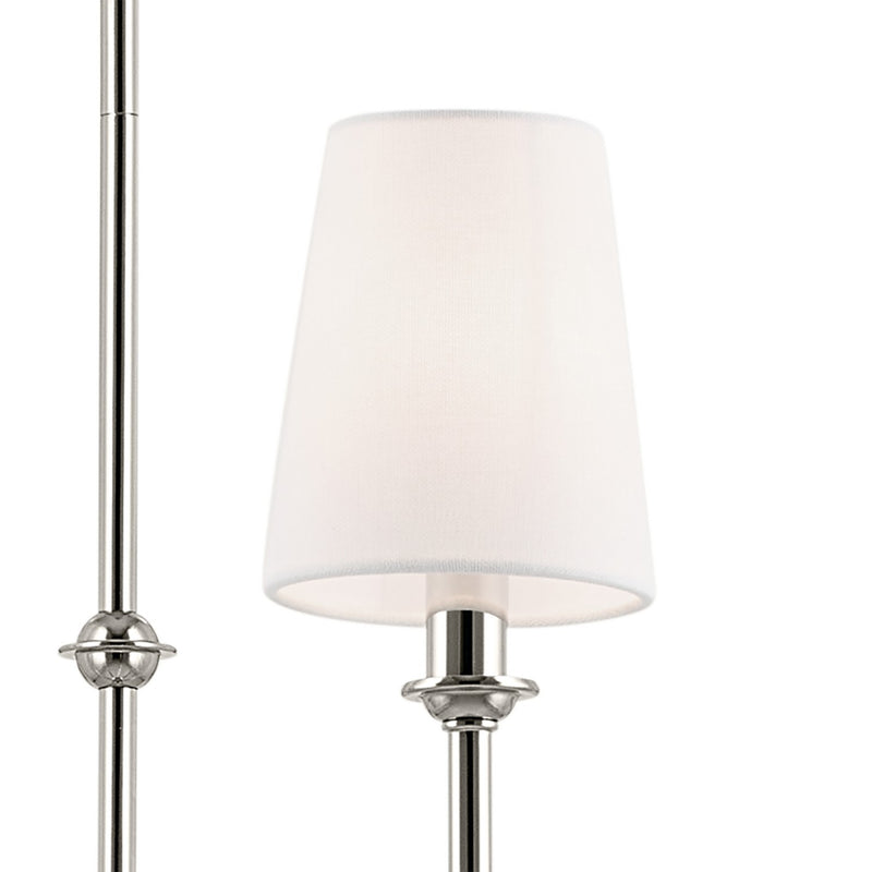 Kichler 52521PN Eight Light Chandelier, Polished Nickel