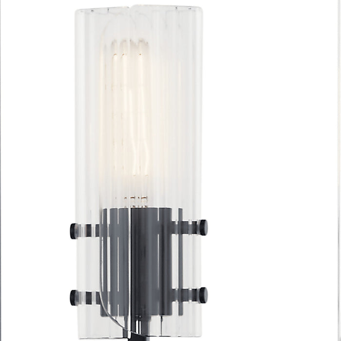 Kichler 52678BK Four Light Chandelier, Black