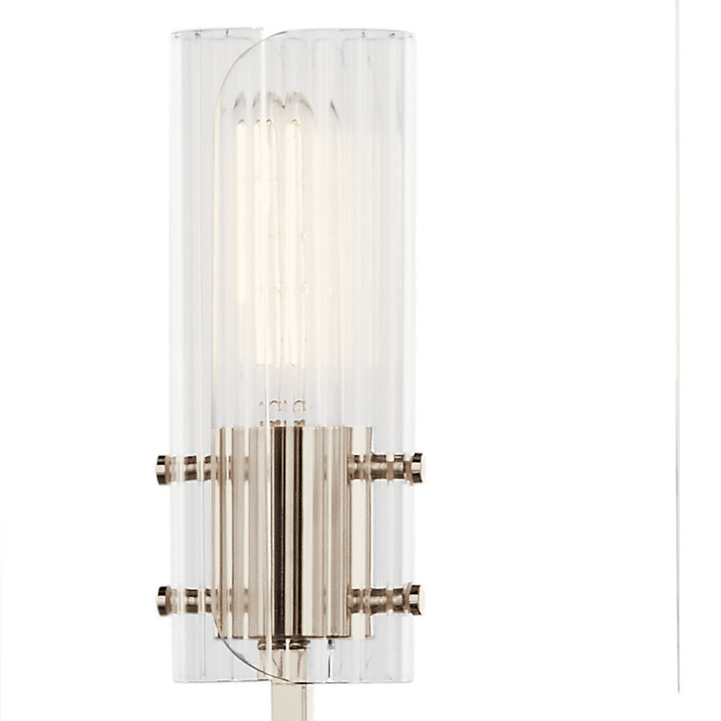 Kichler 52679PN Six Light Chandelier, Polished Nickel