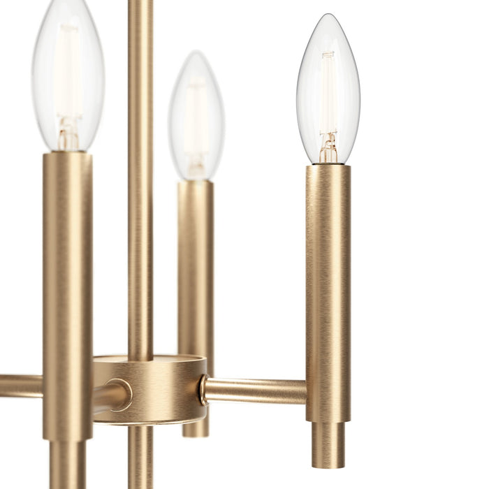 Kichler 52723CPZ Eight Light Foyer Pendant, Champagne Bronze