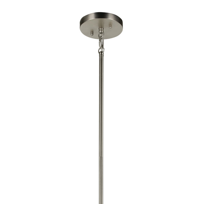 Kichler 52723NI Eight Light Foyer Pendant, Brushed Nickel