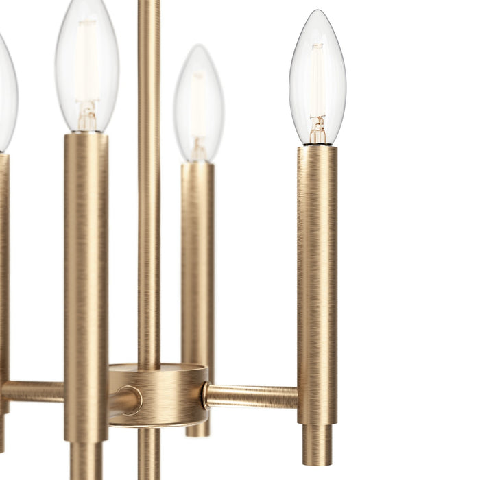 Kichler 52724CPZ Eight Light Foyer Pendant, Champagne Bronze