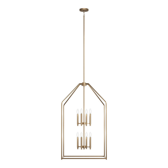 Kichler 52724CPZ Eight Light Foyer Pendant, Champagne Bronze