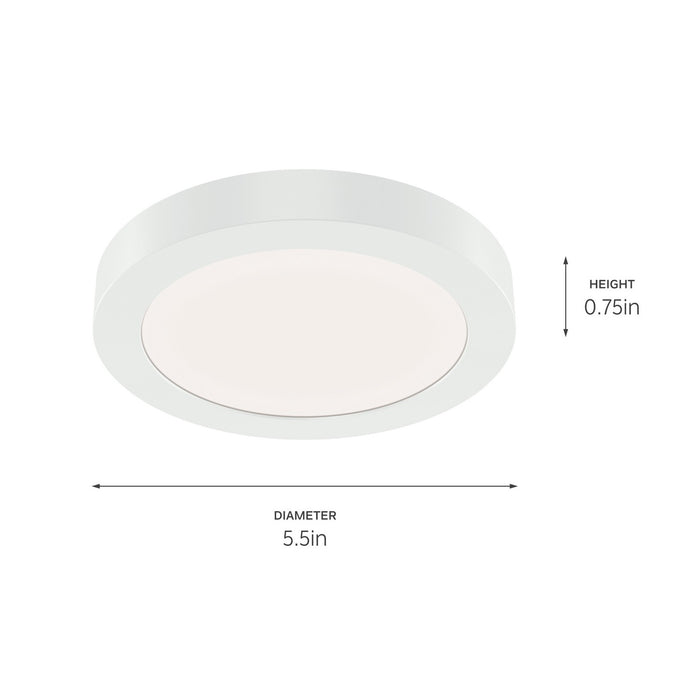 Kichler 53005WH30 LED Downlight, White
